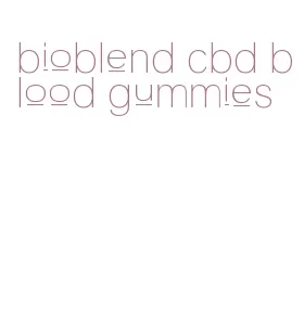 bioblend cbd blood gummies