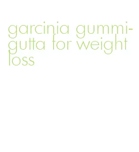 garcinia gummi-gutta for weight loss