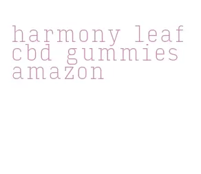 harmony leaf cbd gummies amazon