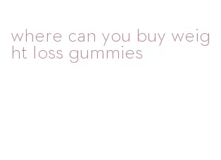 where can you buy weight loss gummies