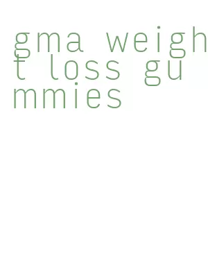 gma weight loss gummies