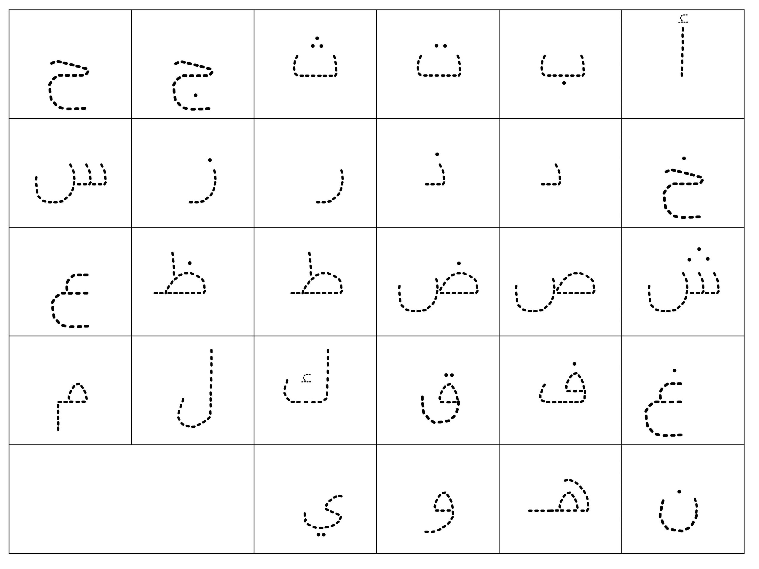 اوراق عمل للحروف العربية للروضة Pdf الأمل نيوز 